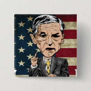 BÓTON QUADRADO 5.08CM BOTÃO RON PAUL
