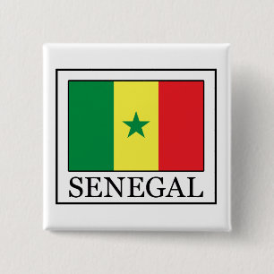 Bóton Quadrado 5.08cm Botão Senegal