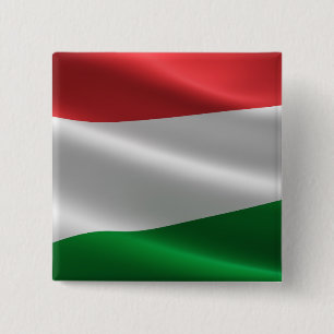 Bóton Quadrado 5.08cm Botão Sinalizador húngaro