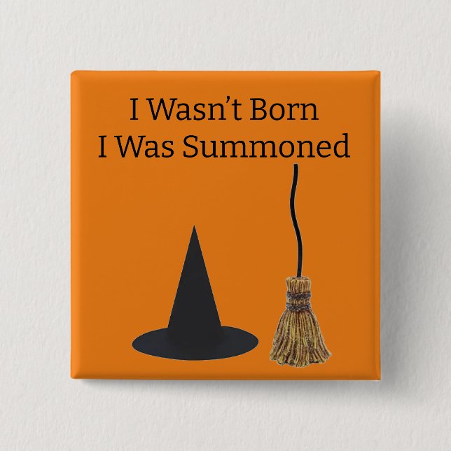 Bóton Quadrado 5.08cm Botão Sumário (Frente)