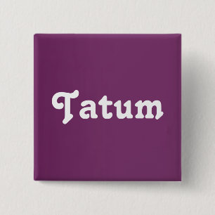 Bóton Quadrado 5.08cm Botão Tatum