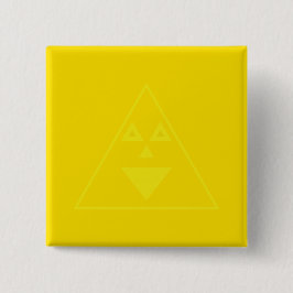 Bóton Quadrado 5.08cm Botão Triangular