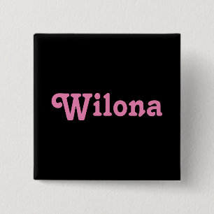 Bóton Quadrado 5.08cm Botão Wilona