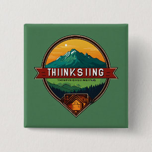 Bóton Quadrado 5.08cm Botões