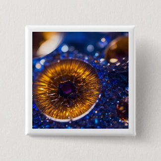 Bóton Quadrado 5.08cm Botões do Designer