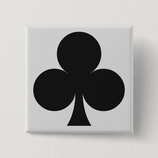 Bóton Quadrado 5.08cm Botões do Player de Placa - Clube (Frente)