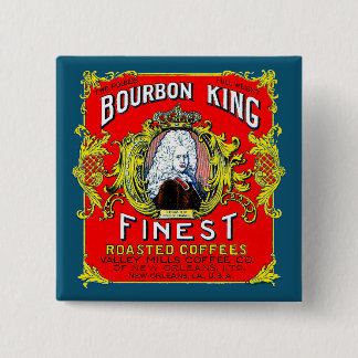 Bóton Quadrado 5.08cm Bourbon King Finest Coffee Torrado