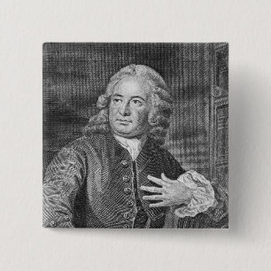 Bóton Quadrado 5.08cm Bower de Archibald, gravado por J. Hollonray
