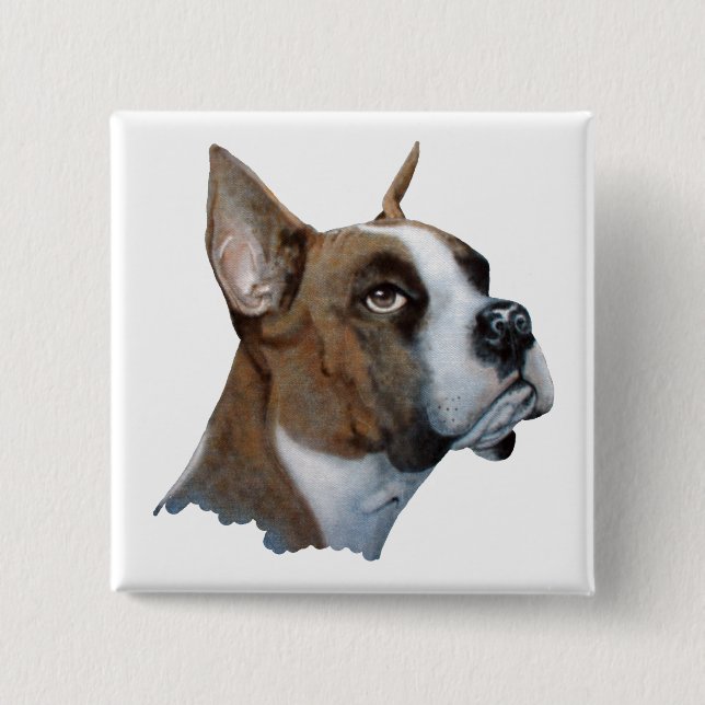Bóton Quadrado 5.08cm Boxer (Frente)