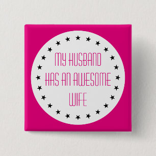 Bóton Quadrado 5.08cm Branco grande + estrelas pretas + costas. & ideias