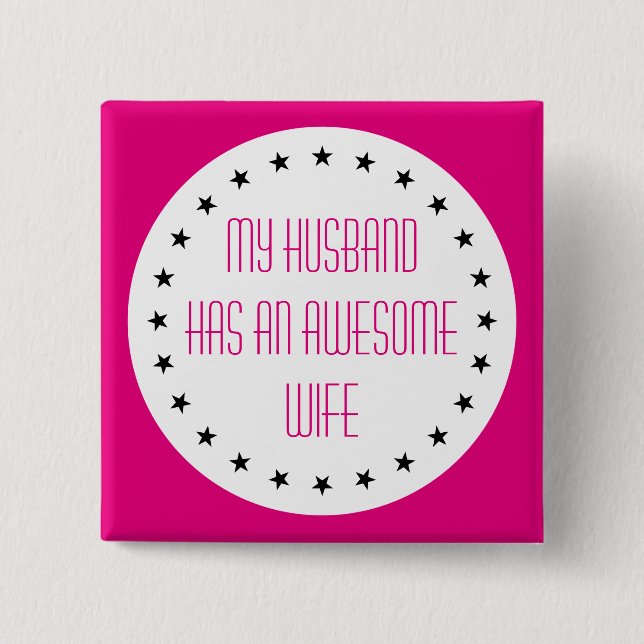 Bóton Quadrado 5.08cm Branco grande + estrelas pretas + costas. & ideias (Frente)