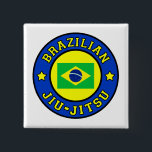 Bóton Quadrado 5.08cm Brazilian Jiu Jitsu<br><div class="desc">Brazilian Jiu Jitsu</div>