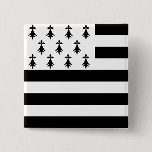 Bóton Quadrado 5.08cm Bretanha, França