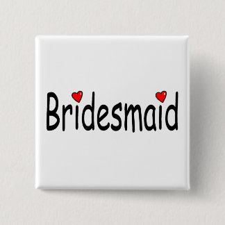 Bóton Quadrado 5.08cm Bridesmaid