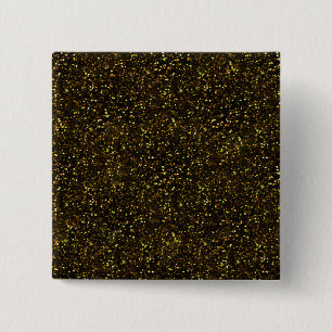 Bóton Quadrado 5.08cm Brilho Dourado Amarelo Escuro