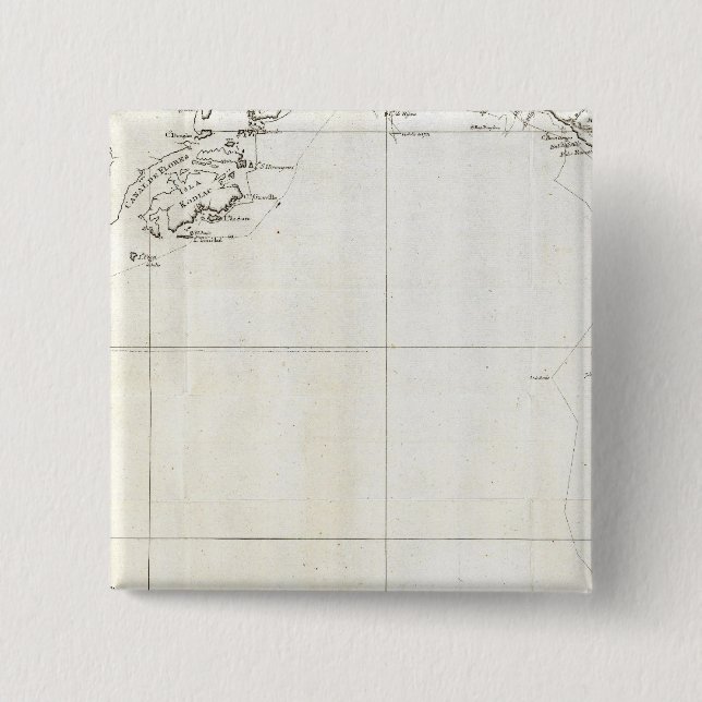 Bóton Quadrado 5.08cm Britânicos, Columbia, Alasca (Frente)