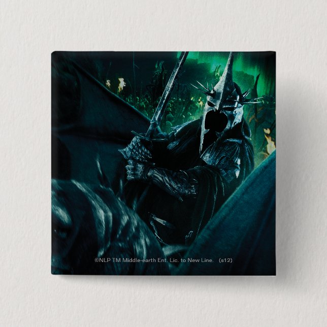 Bóton Quadrado 5.08cm Bruxismo com espada (Frente)