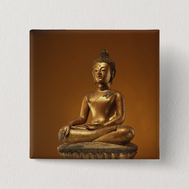 Bóton Quadrado 5.08cm Buddha (Frente)