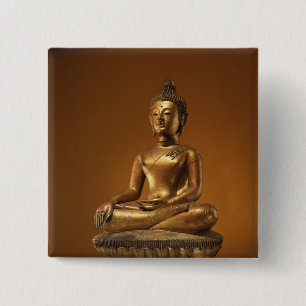 Bóton Quadrado 5.08cm Buddha