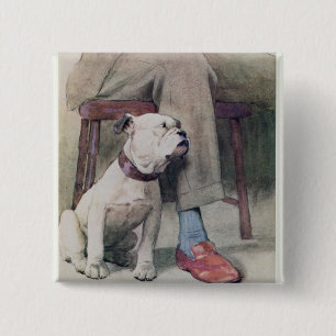 Bóton Quadrado 5.08cm Buldogue