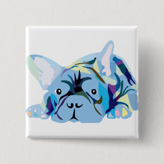 Bóton Quadrado 5.08cm Bulldogs Franceses