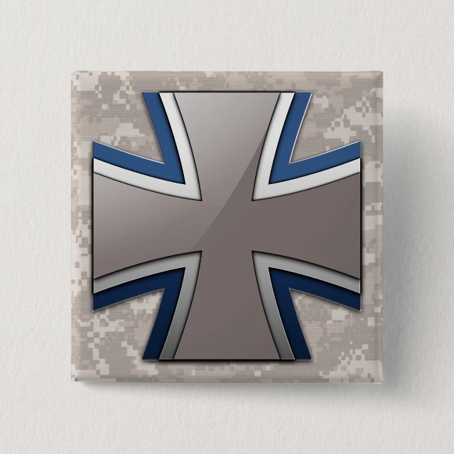 Bóton Quadrado 5.08cm Bundeswehr (Frente)