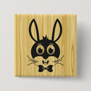 Bóton Quadrado 5.08cm Bunny Face Boy-32886