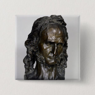 Bóton Quadrado 5.08cm Busto de Nicolo Paganini 1830