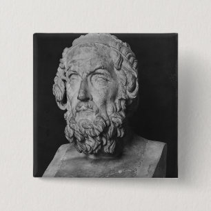Bóton Quadrado 5.08cm Busto do local, período Hellenistic