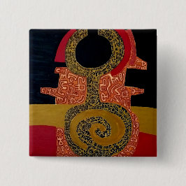 Bóton Quadrado 5.08cm Button