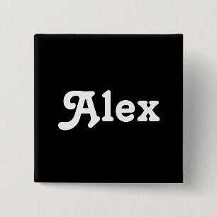 Bóton Quadrado 5.08cm Button Alex
