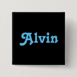 Bóton Quadrado 5.08cm Button Alvin