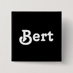 Bóton Quadrado 5.08cm Button Bert