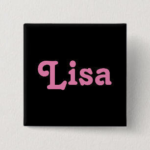 Bóton Quadrado 5.08cm Button Lisa