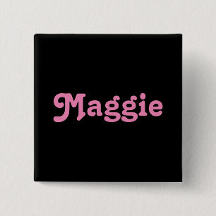 Bóton Quadrado 5.08cm Button Maggie