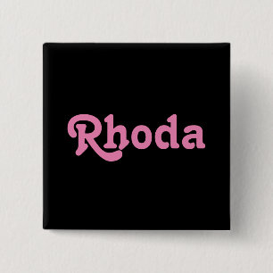 Bóton Quadrado 5.08cm Button Rhoda