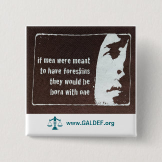 Bóton Quadrado 5.08cm Button - Se os homens deveriam ter