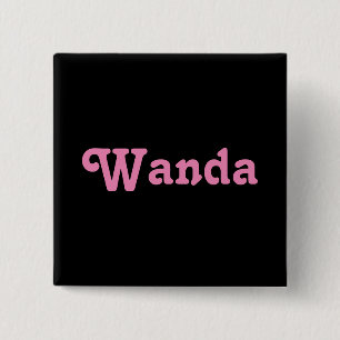 Bóton Quadrado 5.08cm Button Wanda