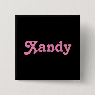 Bóton Quadrado 5.08cm Button Xandy