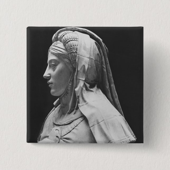 Bóton Quadrado 5.08cm Cabeça da moderação (Frente)