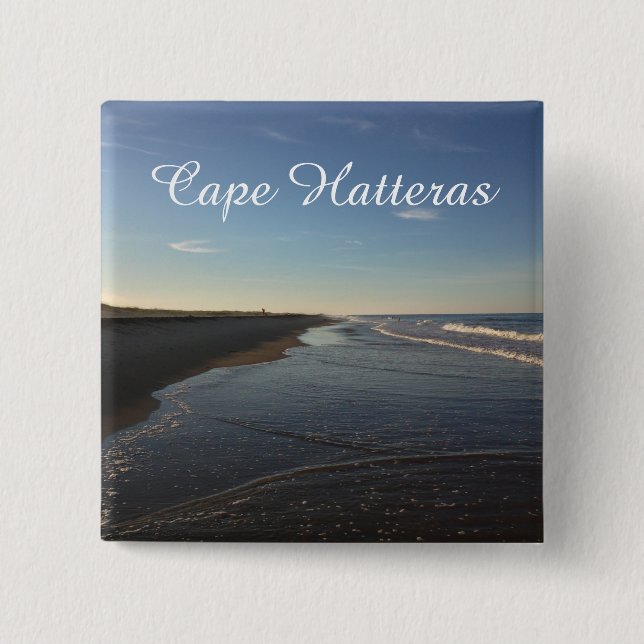 Bóton Quadrado 5.08cm Cabo Hatteras - Seashore Nacional (Frente)