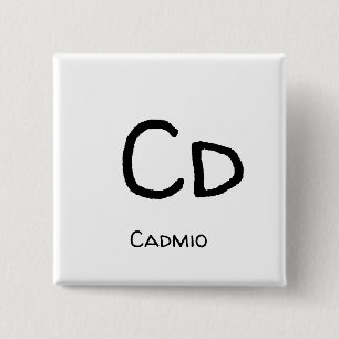 Bóton Quadrado 5.08cm Cadmio - Cd