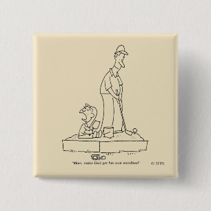 Bóton Quadrado 5.08cm Caixa de areia