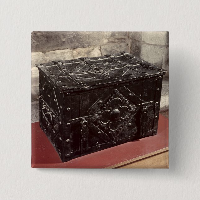 Bóton Quadrado 5.08cm Caixa de mar, de Nuremberg (Frente)