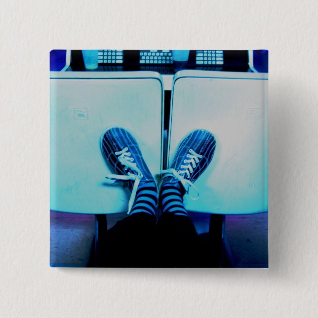 Bóton Quadrado 5.08cm calçados de boliche (Frente)