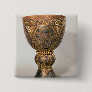 Bóton Quadrado 5.08cm Cálice, pilhado de Turquia