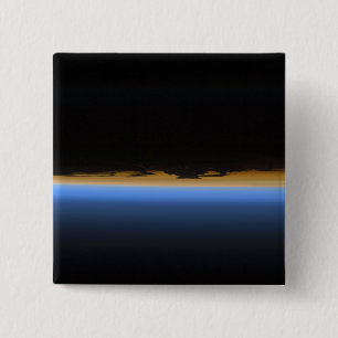 Bóton Quadrado 5.08cm Camadas da atmosfera de terra