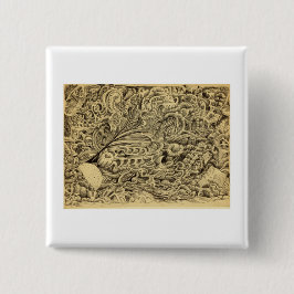 Bóton Quadrado 5.08cm Câmara doente_por Brian Benson