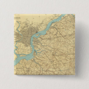 Bóton Quadrado 5.08cm Camden, Nova Jersey