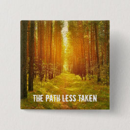 Bóton Quadrado 5.08cm Caminho Menos Perdido